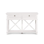 West Beach 2 Drawer Hamptons 130cm Console White