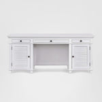 West Beach Hamptons Desk White W/ Shutter Doors