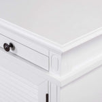 West Beach Hamptons Desk White W/ Shutter Doors