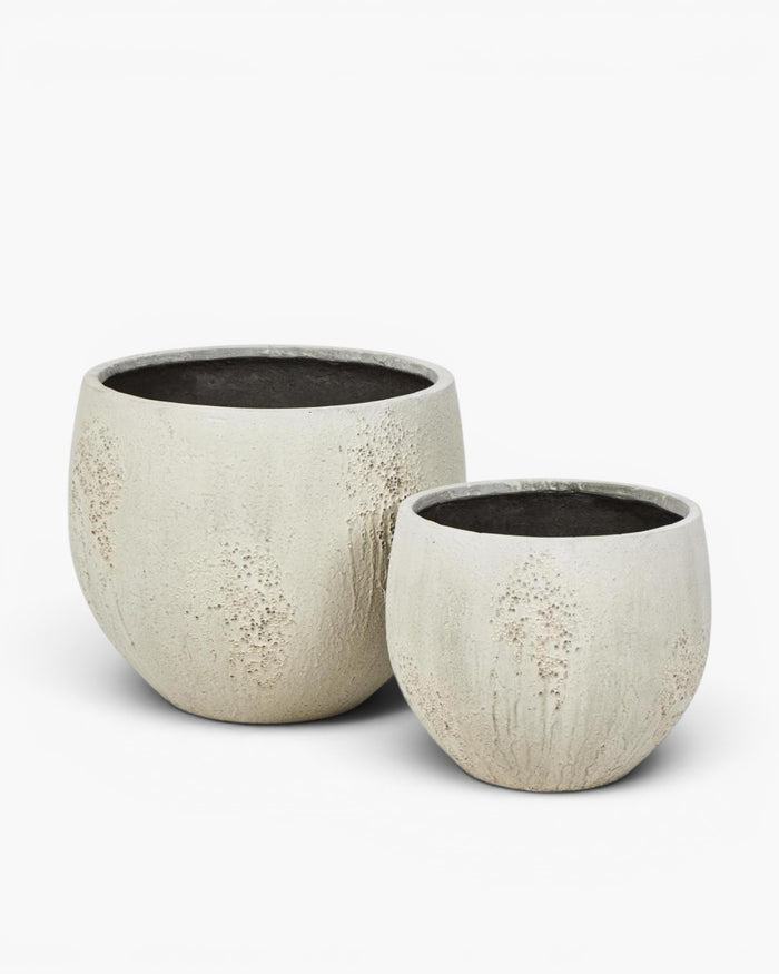 Oyster Planter LGE Chalk