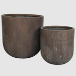 Oyster Lava Planter Set Of 2
