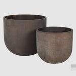 Oyster Lava Planter Set Of 2