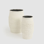 Adelina Set of 2 Planters White