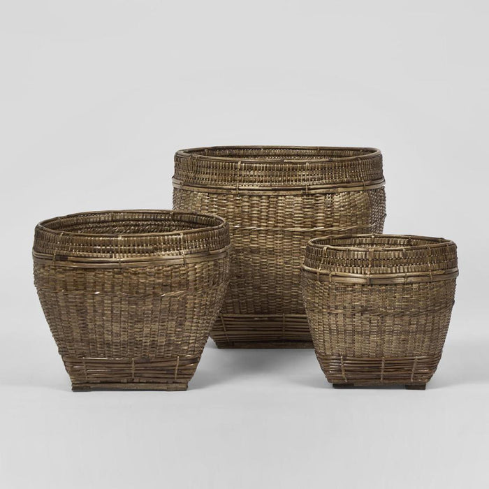 Paume Rattan Planter