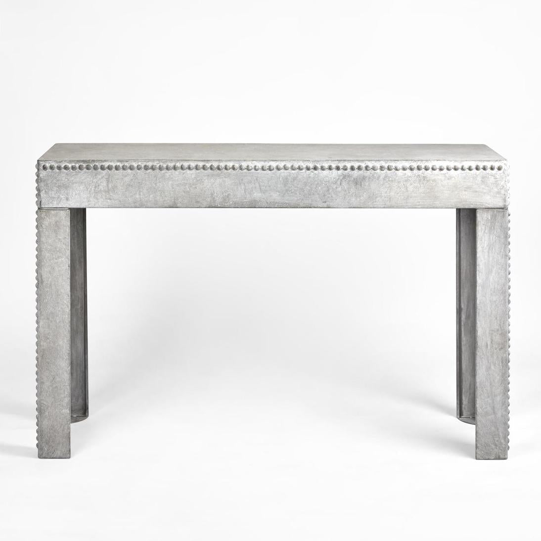 Zinc Garden Console Table