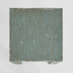 Arles Wooden Stool Light Blue