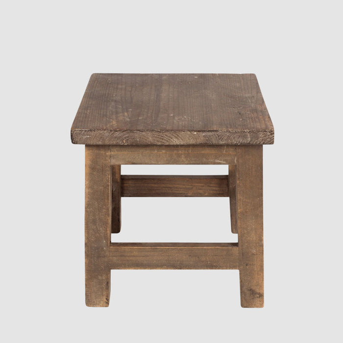 Colmar Square Stool Brown