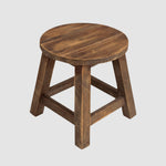 Colmar Round Stool Brown