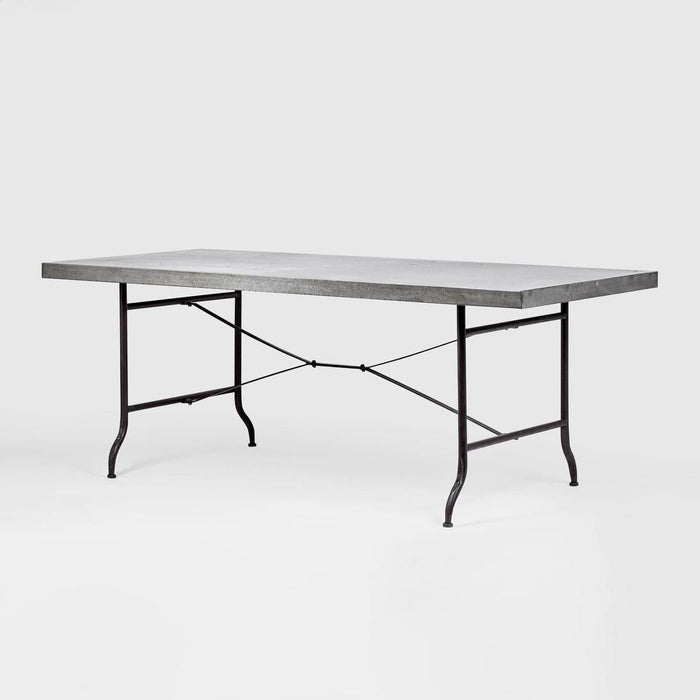 Metal Dining Table 200cm x 88cm x 75cm