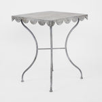 Positano Scalloped Metal Table