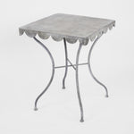 Positano Scalloped Metal Table