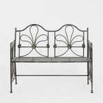 Ivy Foldable Garden Bench Black