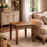 Parquetry 1-Drawer Side Table 55cm – styled setting
