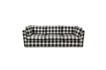 Paddington 3 Seater Sofa in Check, front view