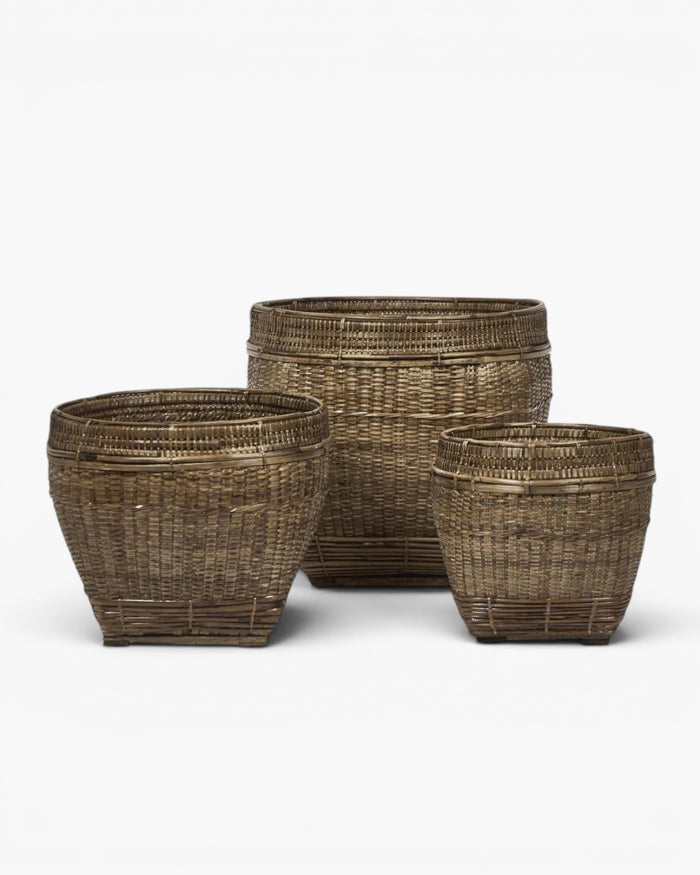 Paume Rattan Planter