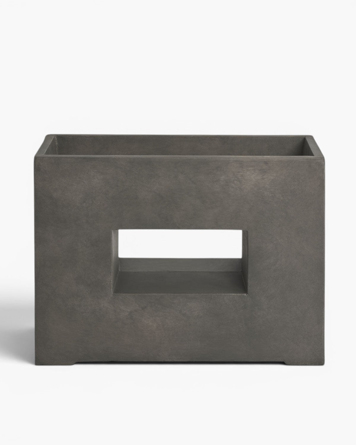 Plaza Rectangle Planter Grey