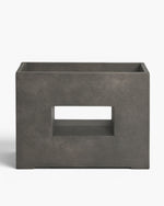 Plaza Rectangle Planter Grey