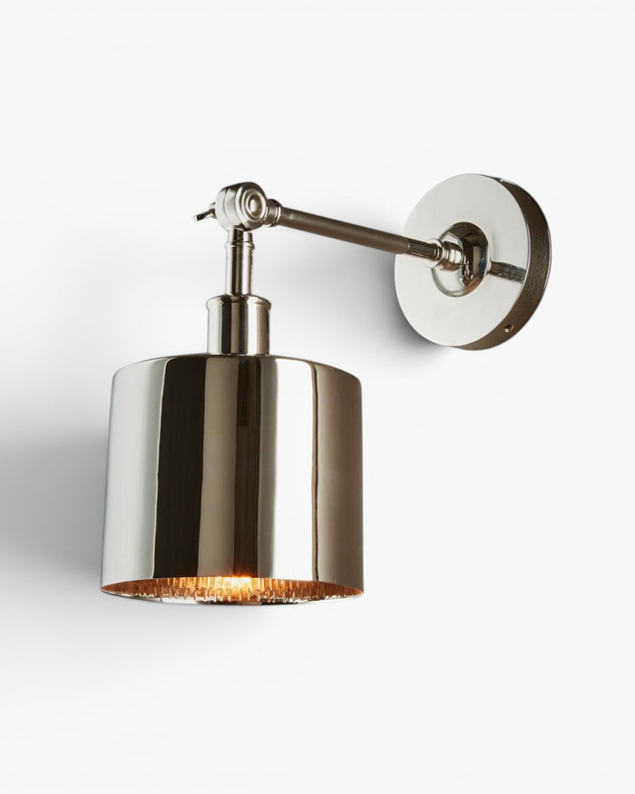 Portofino Wall Light Shiny Nickel