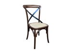 Industrial Crossback Chair Carver Barstool