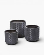 Sawyer Set of 3 Planter Grey