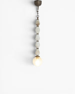 Sea Mist Stone Beads Ceiling Pendant