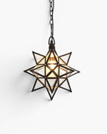 Star Ceiling Pendant Small Black