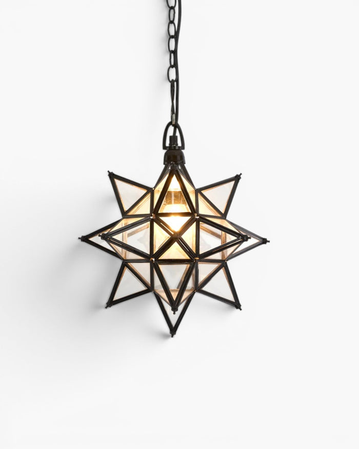 Star Ceiling Pendant Small Black