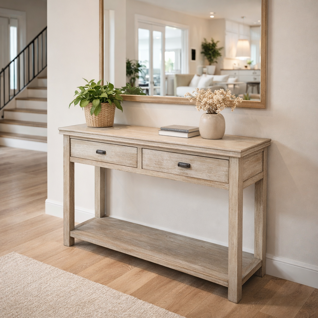Modena 2-Drawer Hall Table