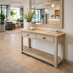 Modena 2-Drawer Hall Table – styled setting