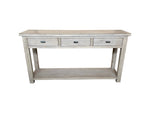 Modena 3-Drawer Hall Table – detail