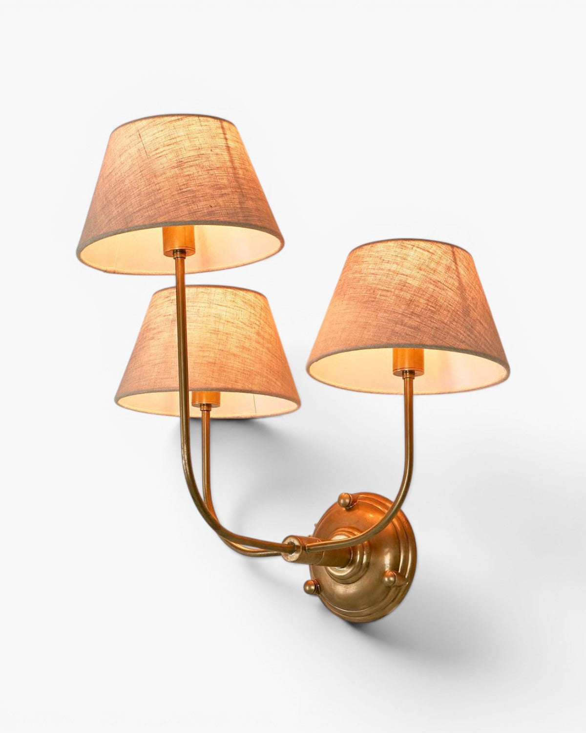 Trilogy Wall Light Base Brass
