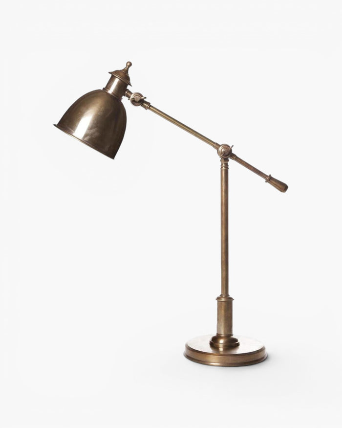 Vermont Desk Lamp Antique Brass