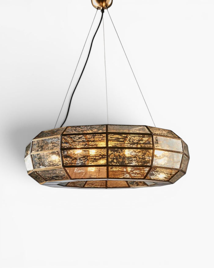 Victoria Ceiling Pendant Small Antique Brass