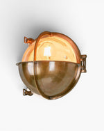 Vienna Outdoor Wall Light in Antique Brass