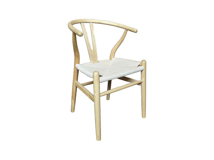 Replica Wishbone Chair Natural/Black/White