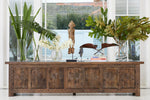 Islander 7 Door Sideboard, styled dining setting