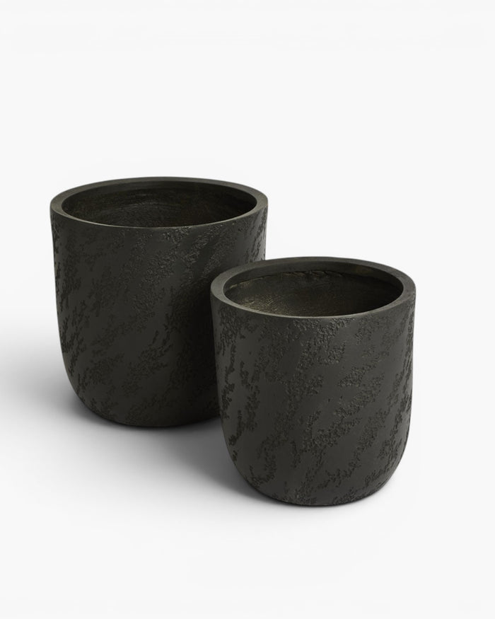 Wabi Planter Set of 2 Black