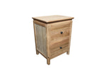 Crown 2-Drawer Bedside Table