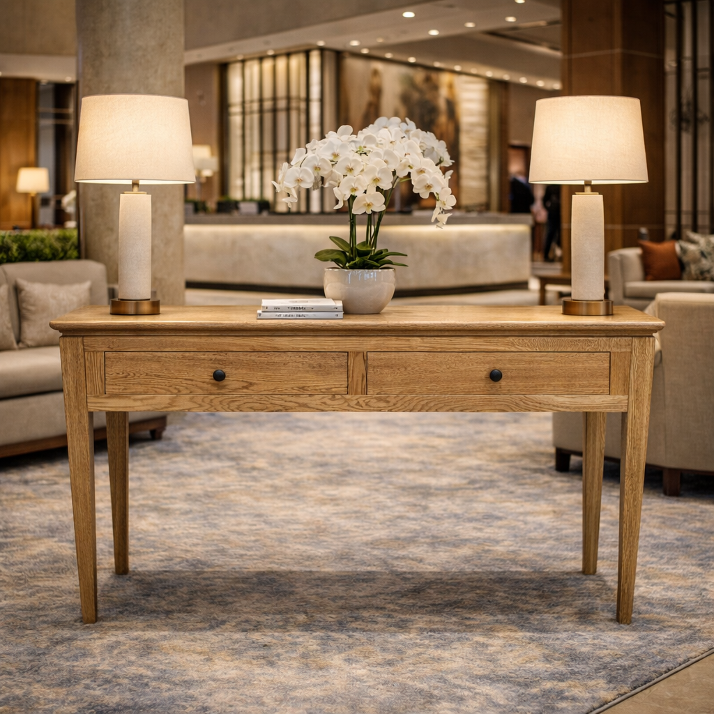 Crown 2-Drawer Hall Table 140cm