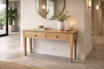 Crown 2-Drawer Hall Table 140cm – styled setting