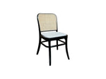 Miami Chair Black - Fabric Seat