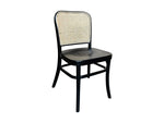 Miami Chair Black - Timber Seat
