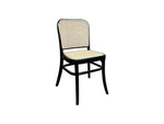 Miami Chair Black - Rattan Seat