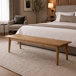 Tiffany Bench styled in a bedroom