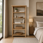 Tiffany Wide Bookcase 100cm – styled setting