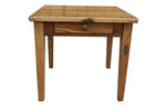 Honey Recycled Elm 1-Drawer Side Table 55cm – detail