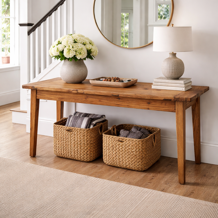 Honey Recycled Elm Bench