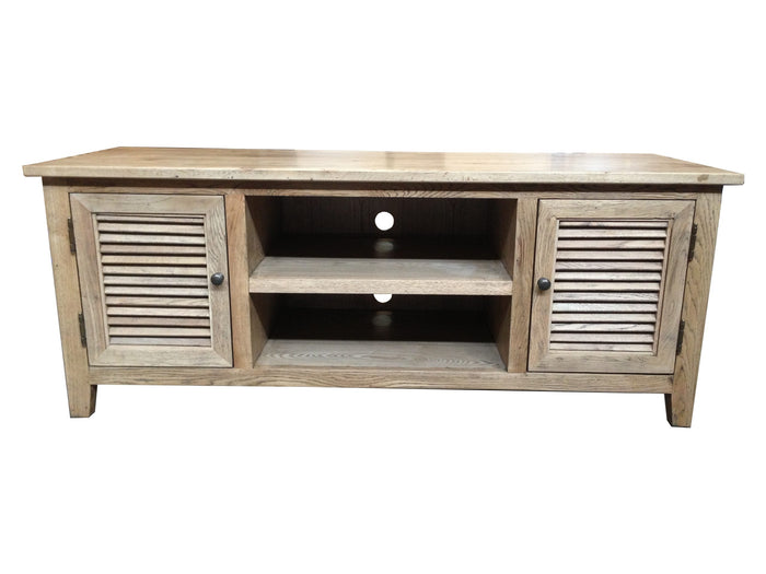 Oak Louvre Open Shelf ETUs