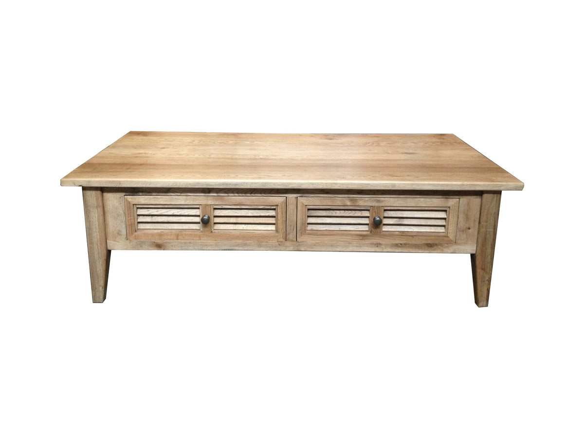 Oak Louvre Coffee Table
