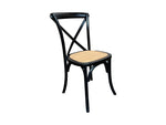 Crossback Chair - Stackable Black